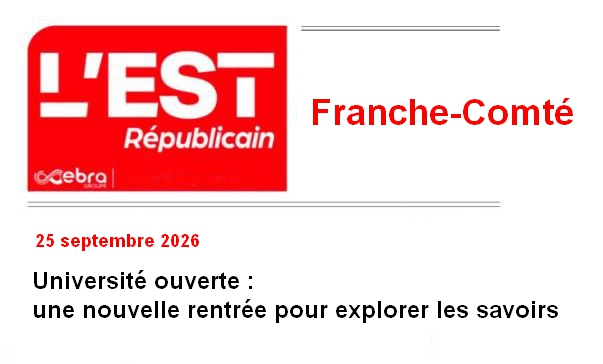 Est Républicain - UO Rentrée