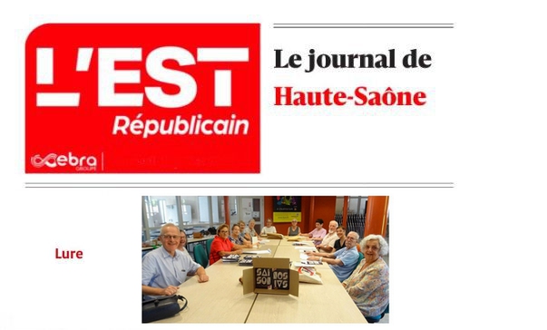 Est Républicain - UO Lure mise sous pli